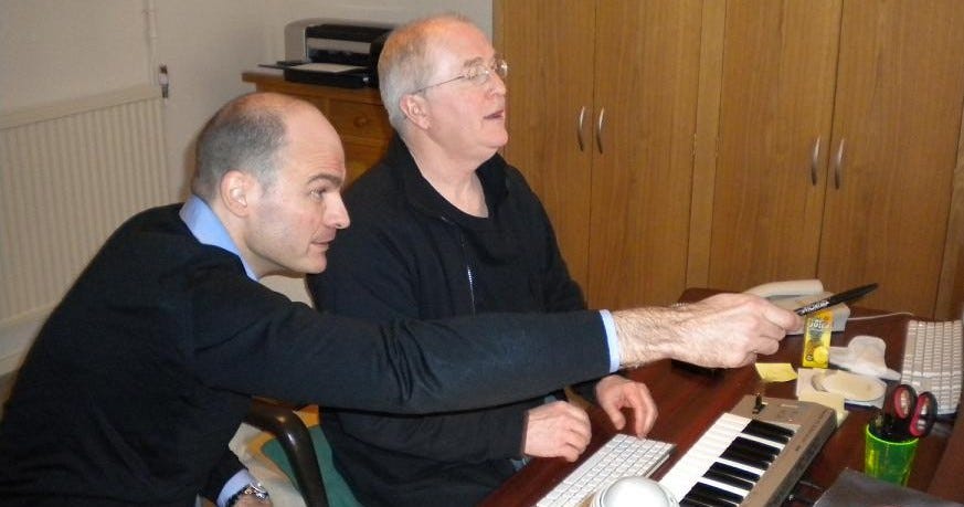 Co-creator Sascha Hartmann and composer Patrick Doyle