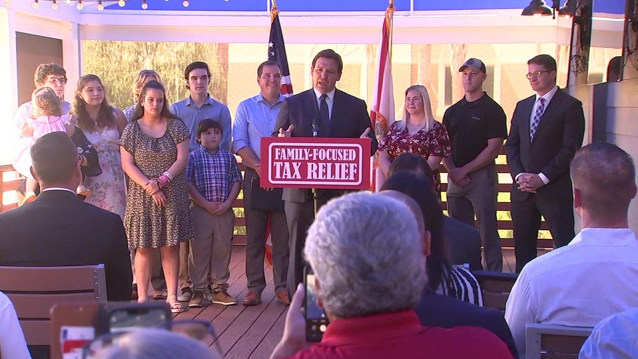 DeSantis announces plan to give Florida families permanent tax breaks, if  reelected