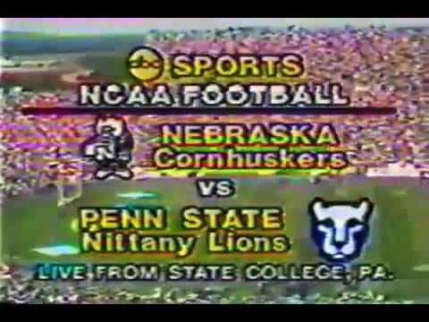 1980 #3 Nebraska @ #11 Penn State No Huddle - YouTube