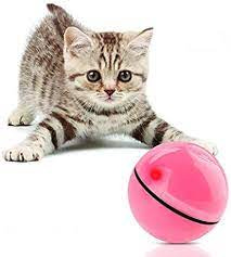 Bojafa Cat Toys for Indoor Cats Kittens Training, Interactive 360°  Self-Rotating Cat Ball, USB Rechargeable Smart Wicked Ball with LED Flash  Light(Red) : Amazon.co.uk: Pet Supplies