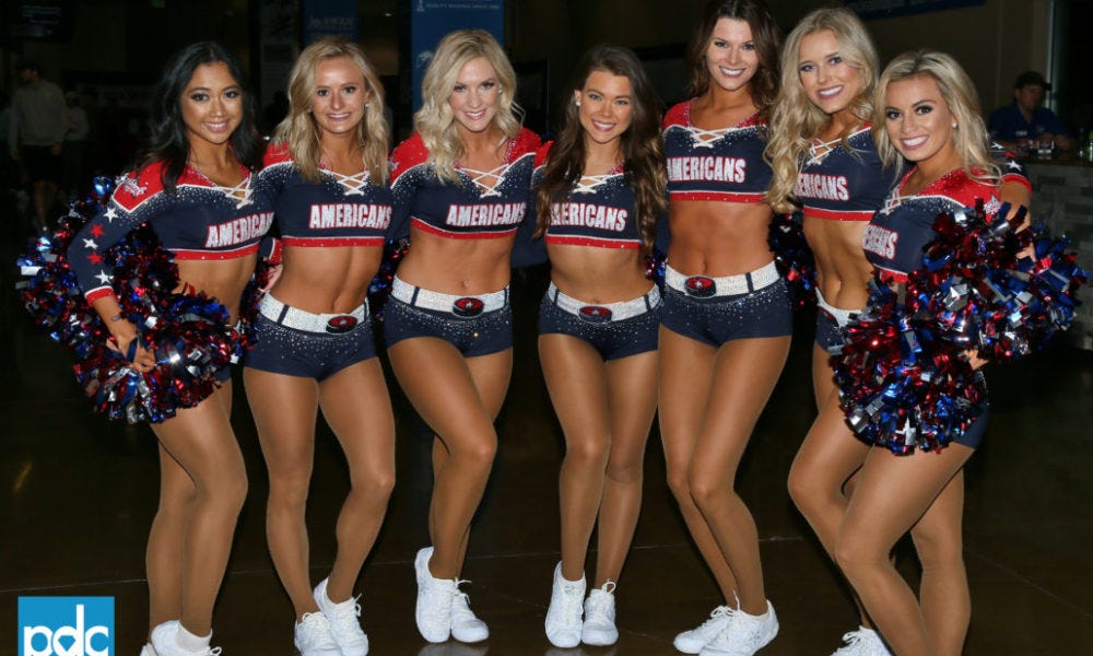 Allen Americans Ice Angels Photos from Americans vs Utah Grizzlies - Pro  Dance Cheer