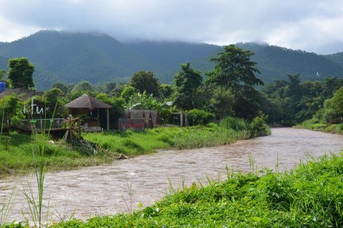 A wet season visit to Pai need not mean torrential rain. Photo: Mark Ord