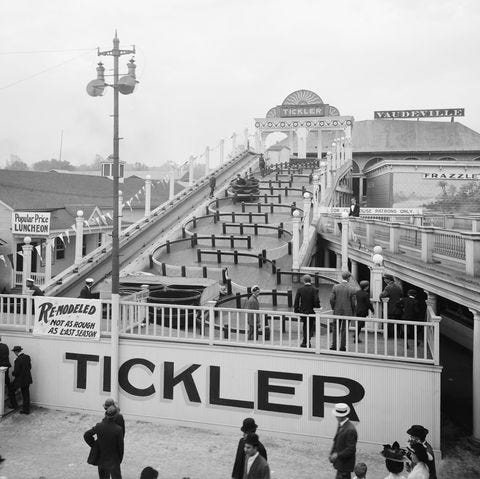 the tickler, chester park, cincinnati, ohio, usa, circa 1910