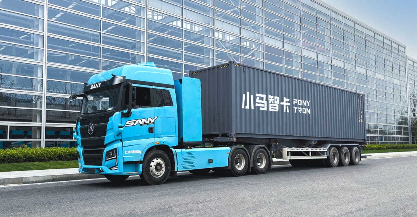 Pony.ai and SANY Heavy Truck Set Up Joint Venture