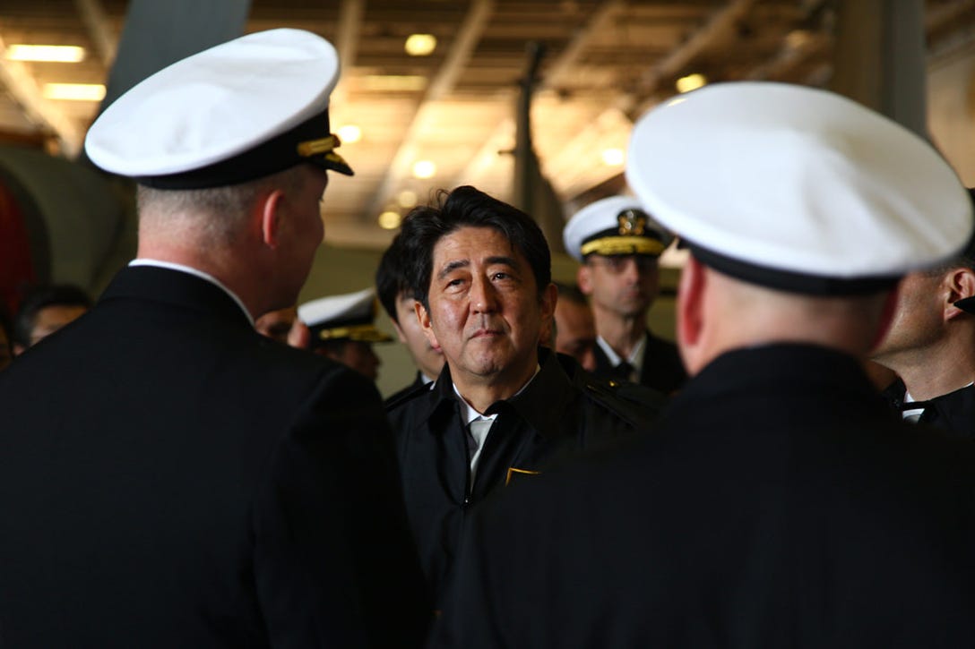 Shinzo Abe, military