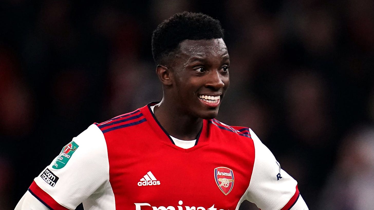 Eddie Nketiah: Arsenal striker turns down club's latest contract offer |  Football News | Sky Sports