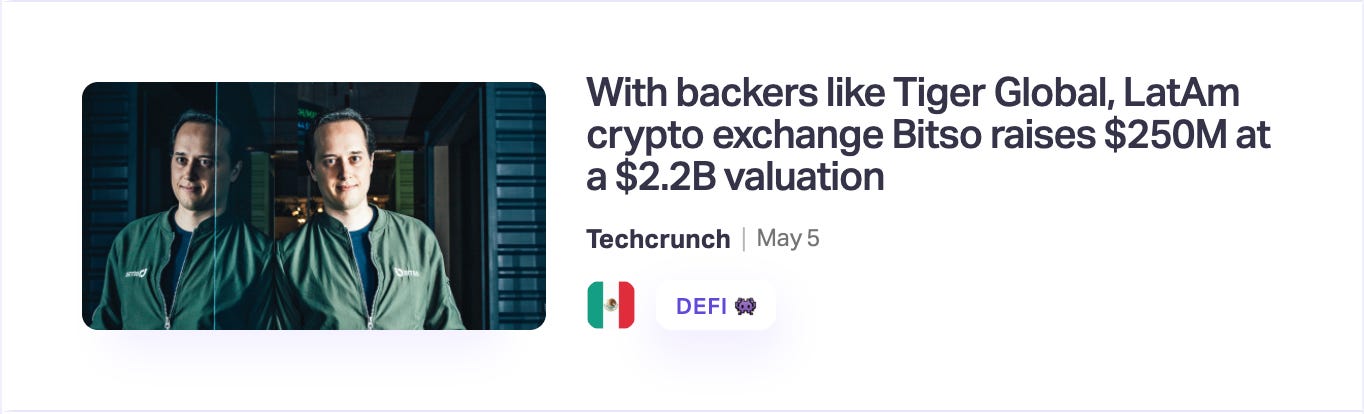 With backers like Tiger Global, LatAm crypto exchange Bitso raises $250M at a $2.2B valuation