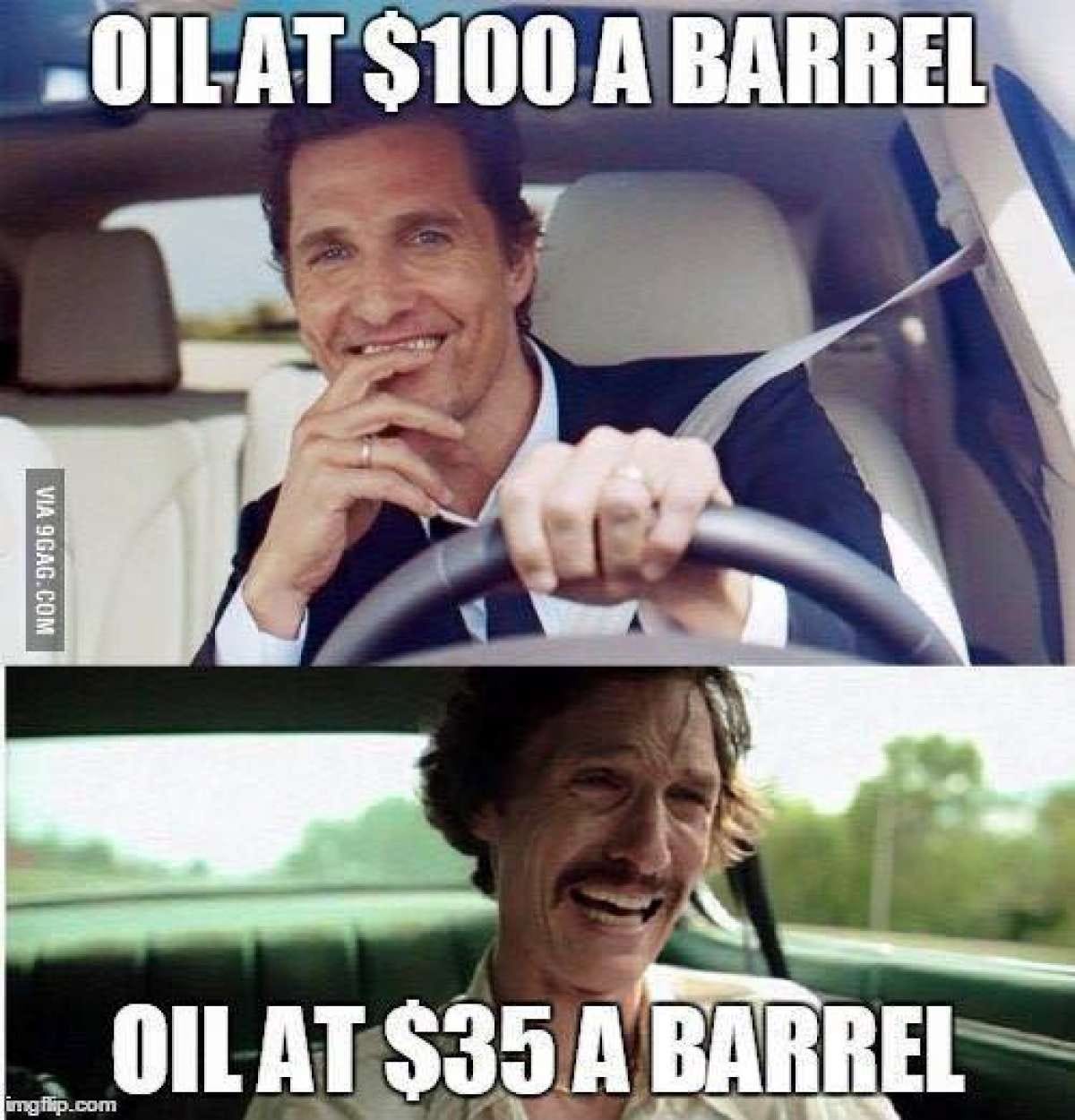 Oil crash memes bring humor to petroleum&#39;s plunge
