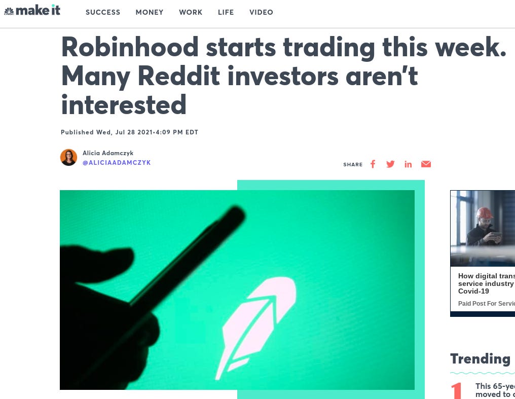 robinhood stock price prediction reddit