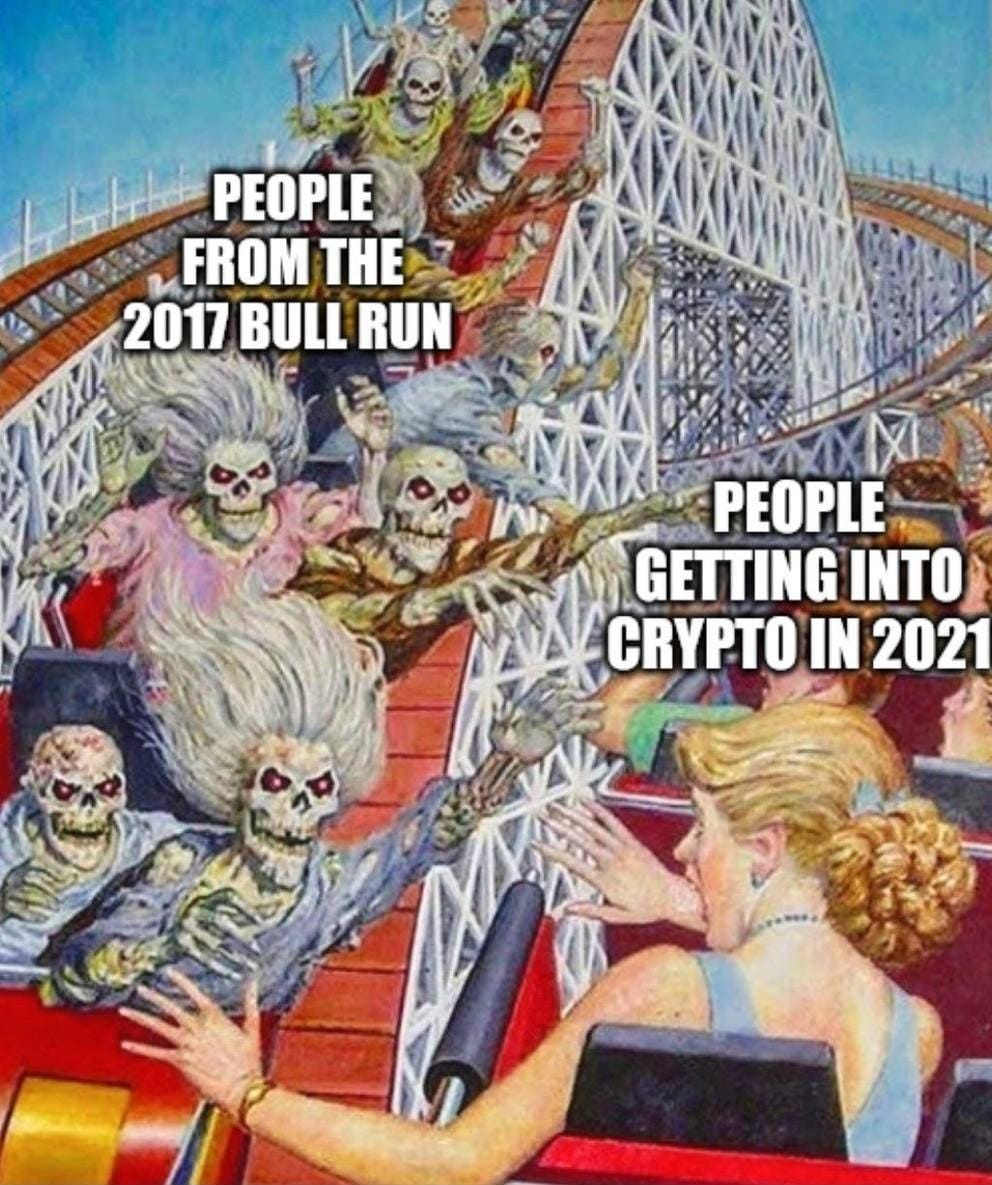 People from 2017 Bull Run vs People Getting Into Crypto in 2021 : ethfinance