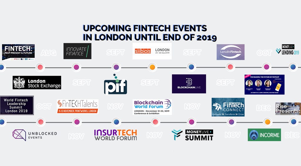 Upcoming Fintech Events in London until End of 2019 | Fintech Schweiz  Digital Finance News – FintechNewsCH