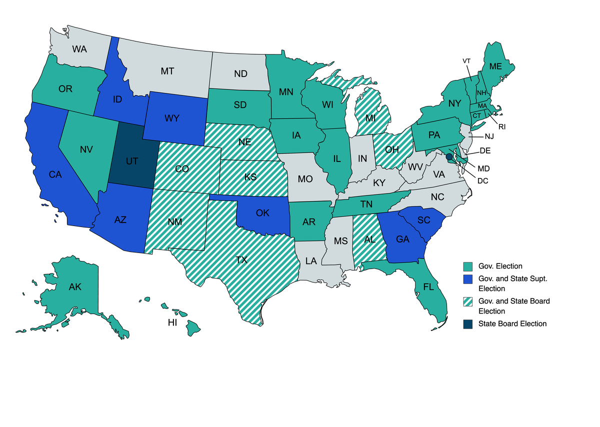 2022 State Elections Graphic