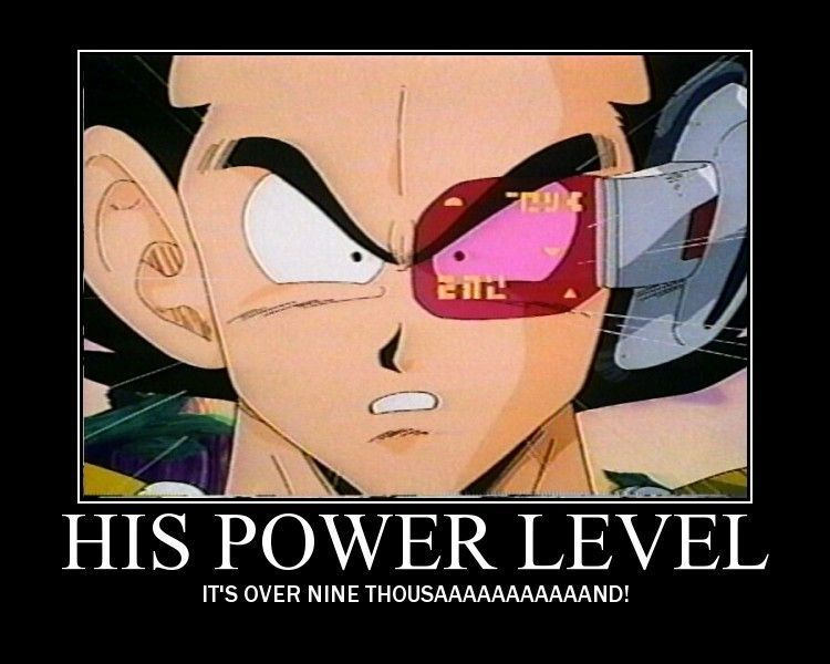 It's Over 9000! Photo: It's over 9000!!!!!!!!!!!!!!!! | Anime, Dragon ball z,  Awesome anime