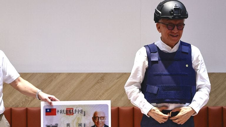 Taiwanese businessman Robert Tsao offers $1bn to train up 'civilian  warriors' and 'common folk' marksmen | World News | Sky News
