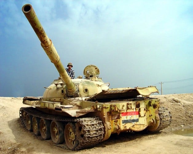 Me,_Iraqi_war_tank