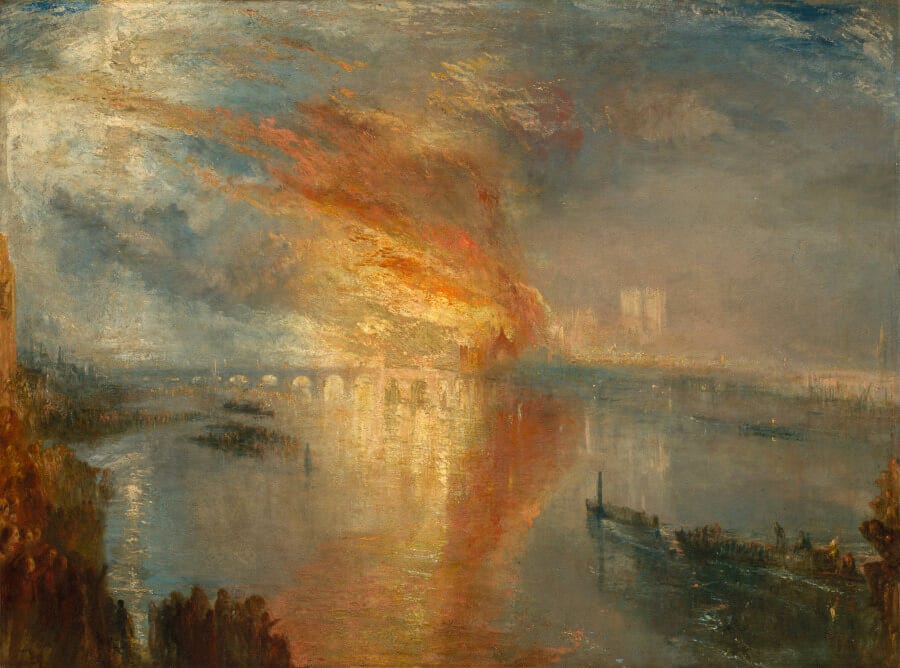 The Burning of the Houses of Lords and Commons, 16 October 1834 - Artisso