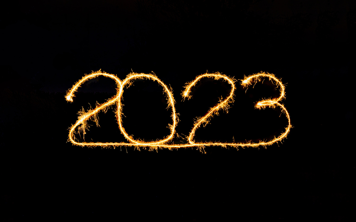 2023 written in sparklers Moritz Knöringer / Unsplash