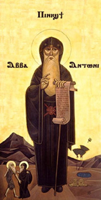 Anthony the Great, father of Christian Monasticism and early anchorite. (Afanous / Public Domain)