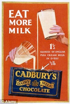 Cadbury&#39;s drop iconic &#39;glass and a half&#39; slogan from chocolate bars | Daily  Mail Online