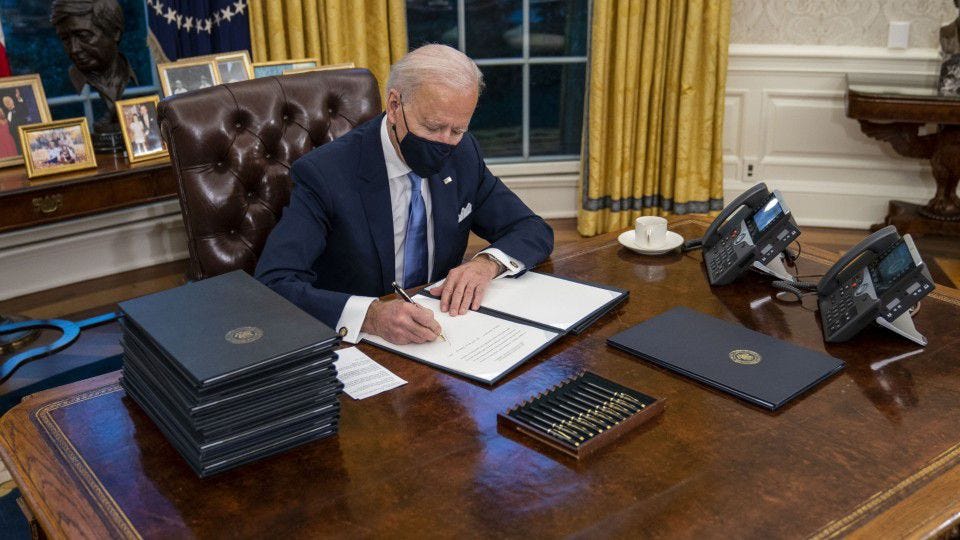 Here are the executive orders signed on President Joe Biden's first day –  KIRO 7 News Seattle