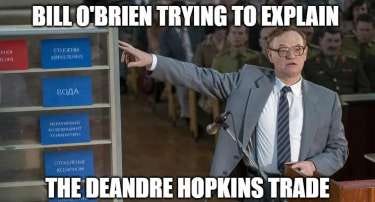 Hilarious memes mock Texans over DeAndre Hopkins trade