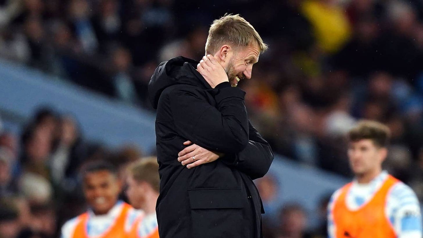Graham Potter 'concerned' as poor Chelsea results pile up, but thinks  'quality and courage' on show