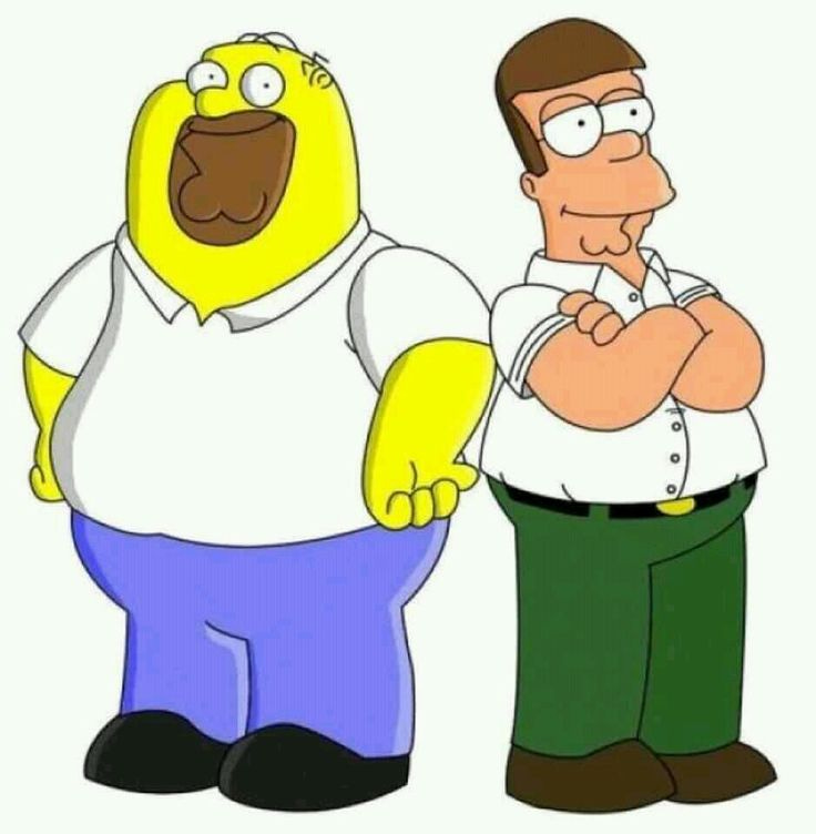 Wow Homer looks good with hair. :-) | Family guy, Homer simpson, The ...