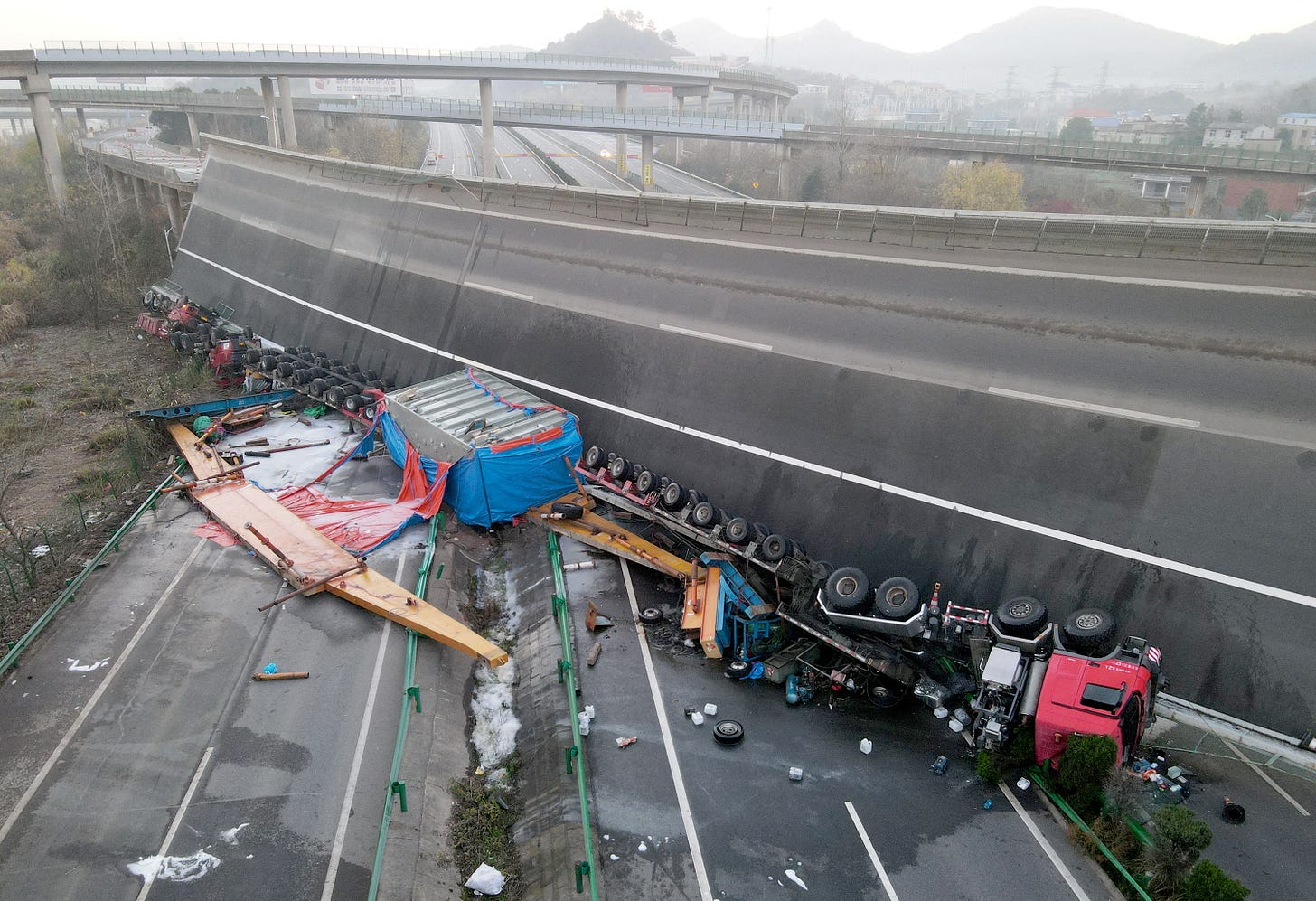 Four people killed in expressway bridge collapse in China's Hubei province  | Reuters