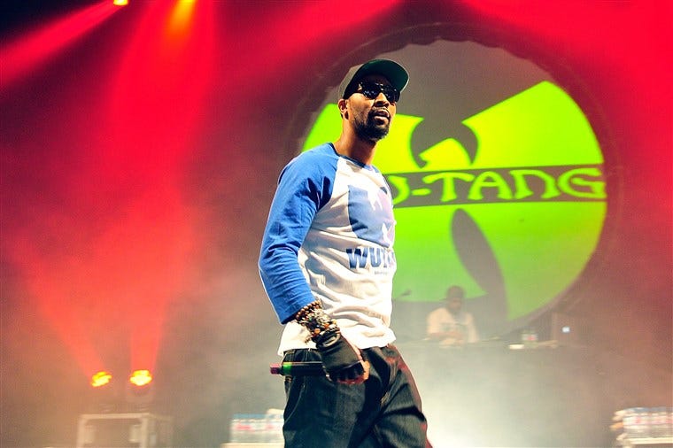 Image: RZA of the Wu Tang Clan performs on stage at the 02 Academy Brixton in London.