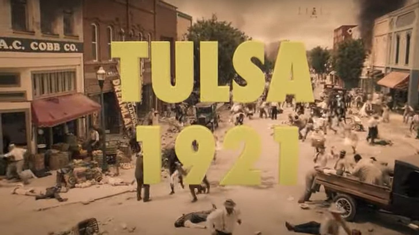 HBO's Watchmen "Tusla Race Massacre" scene.