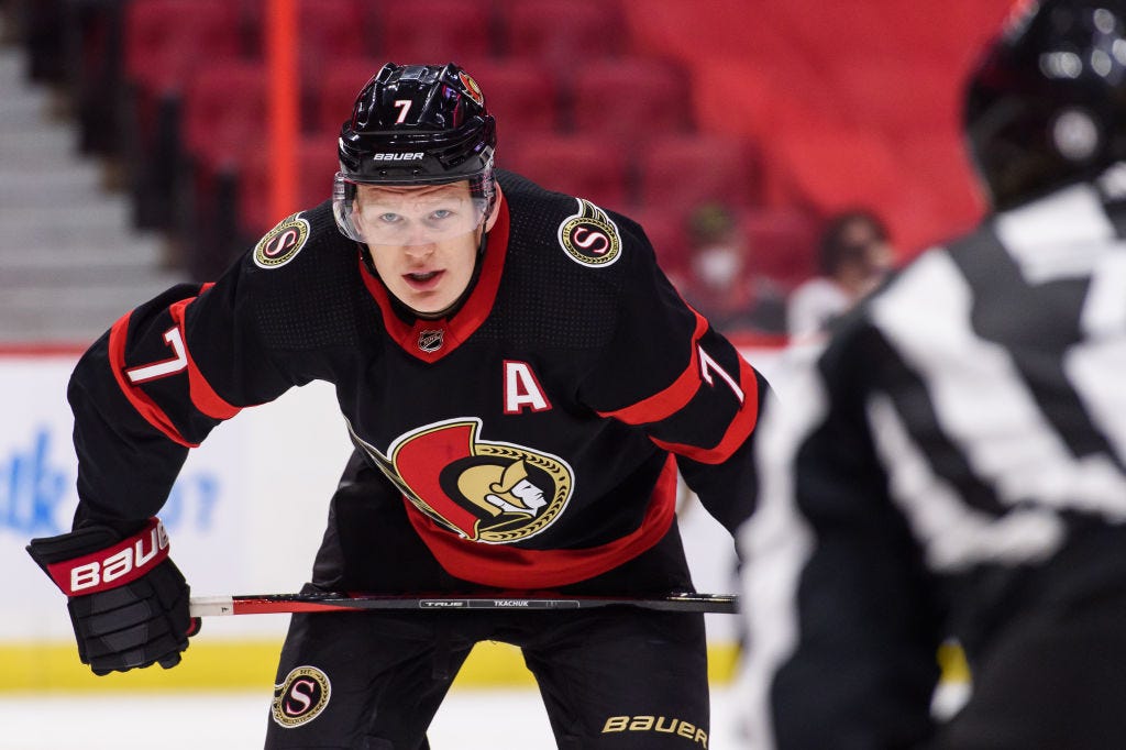 Brady Tkachuk's family on a road trip to take in his NHL debut