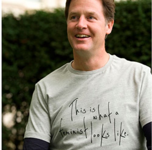 Why would you not be a feminist says Nick Clegg (East Midlands Liberal  Democrats)