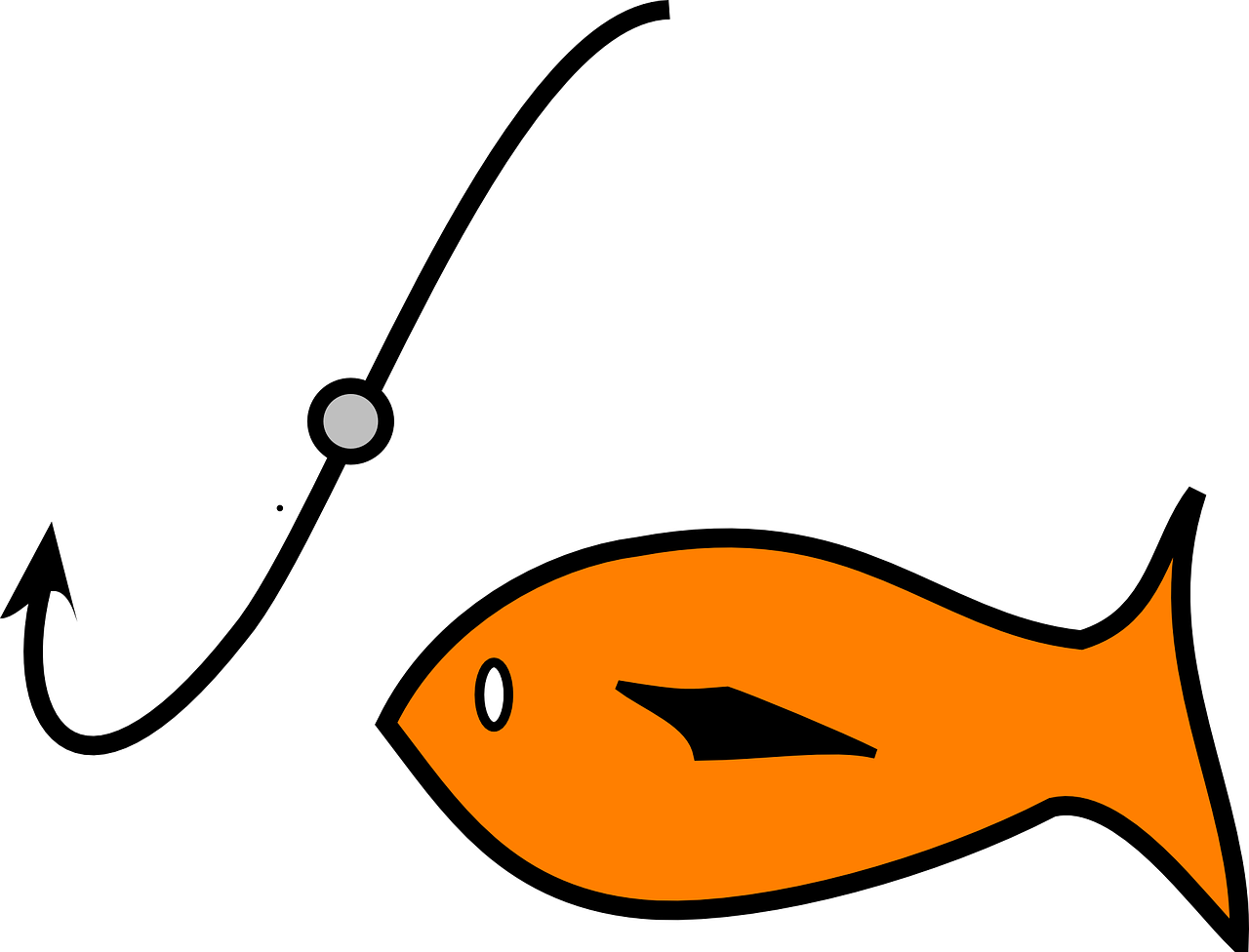 Fish Fishing Hook - Free vector graphic on Pixabay
