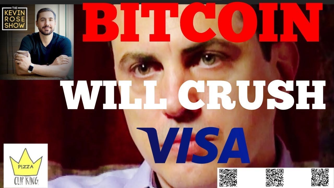 ANDREAS EXPLAINS TO KEVIN ROSE THAT BITCOIN TX'S WILL BE 100X VISA'S