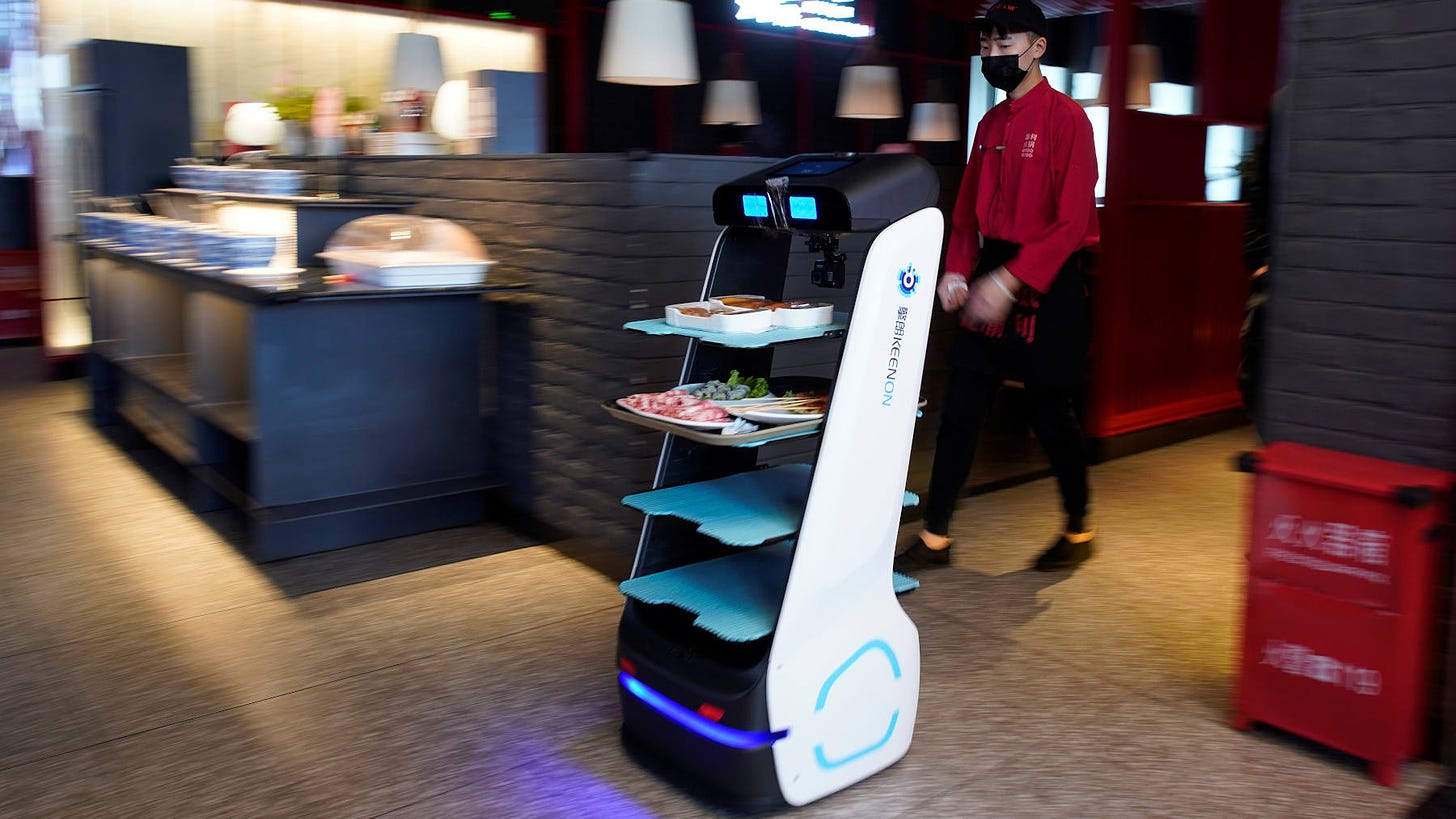 Robotic waiters and nurses drive China's unmanned economy - Nikkei ...