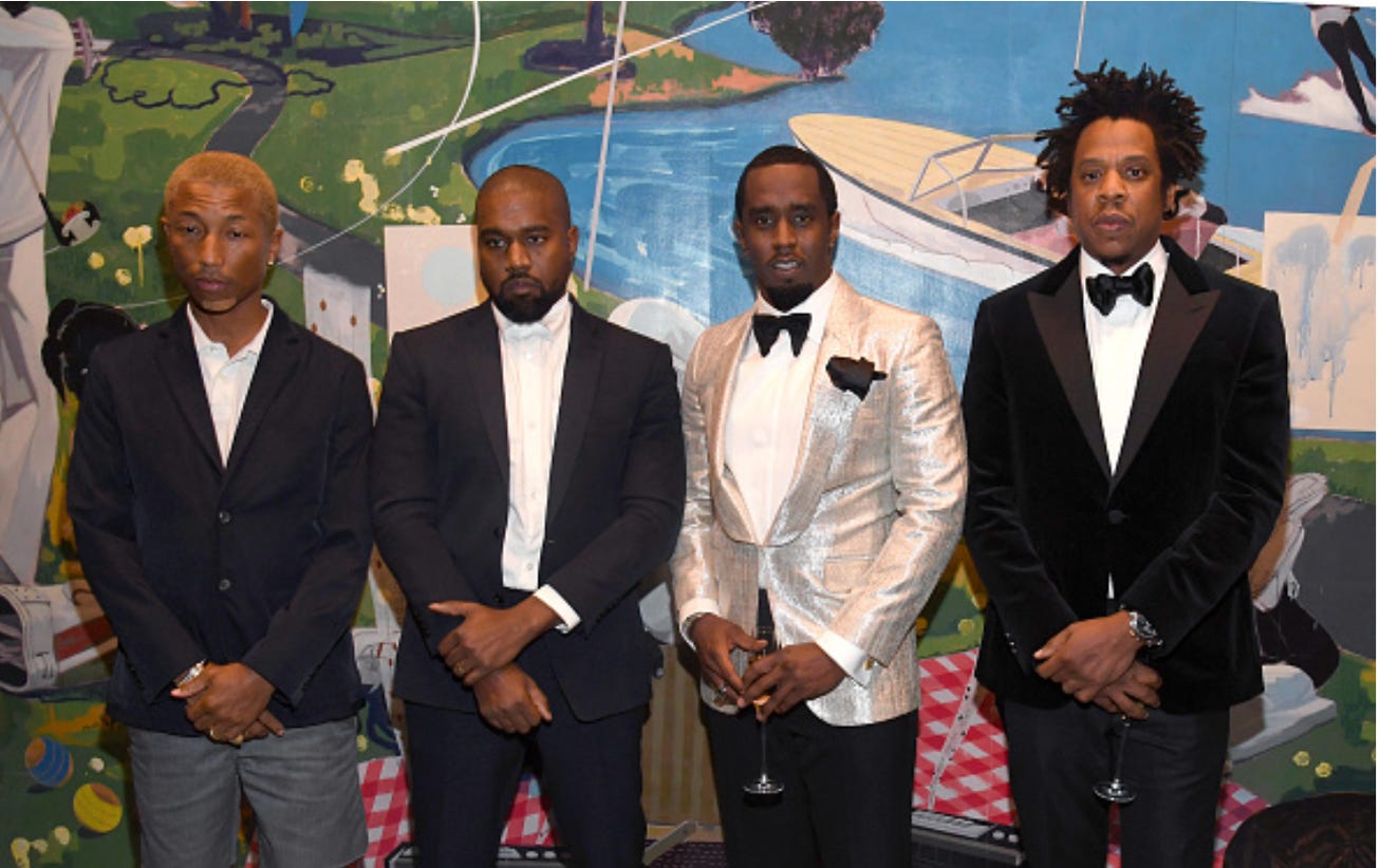 Kerry James Marshall's 'Past Times' Painting Was Among Stars at Lavish 50th  Birthday Party of Sean 'P. Diddy' Combs | Culture Type