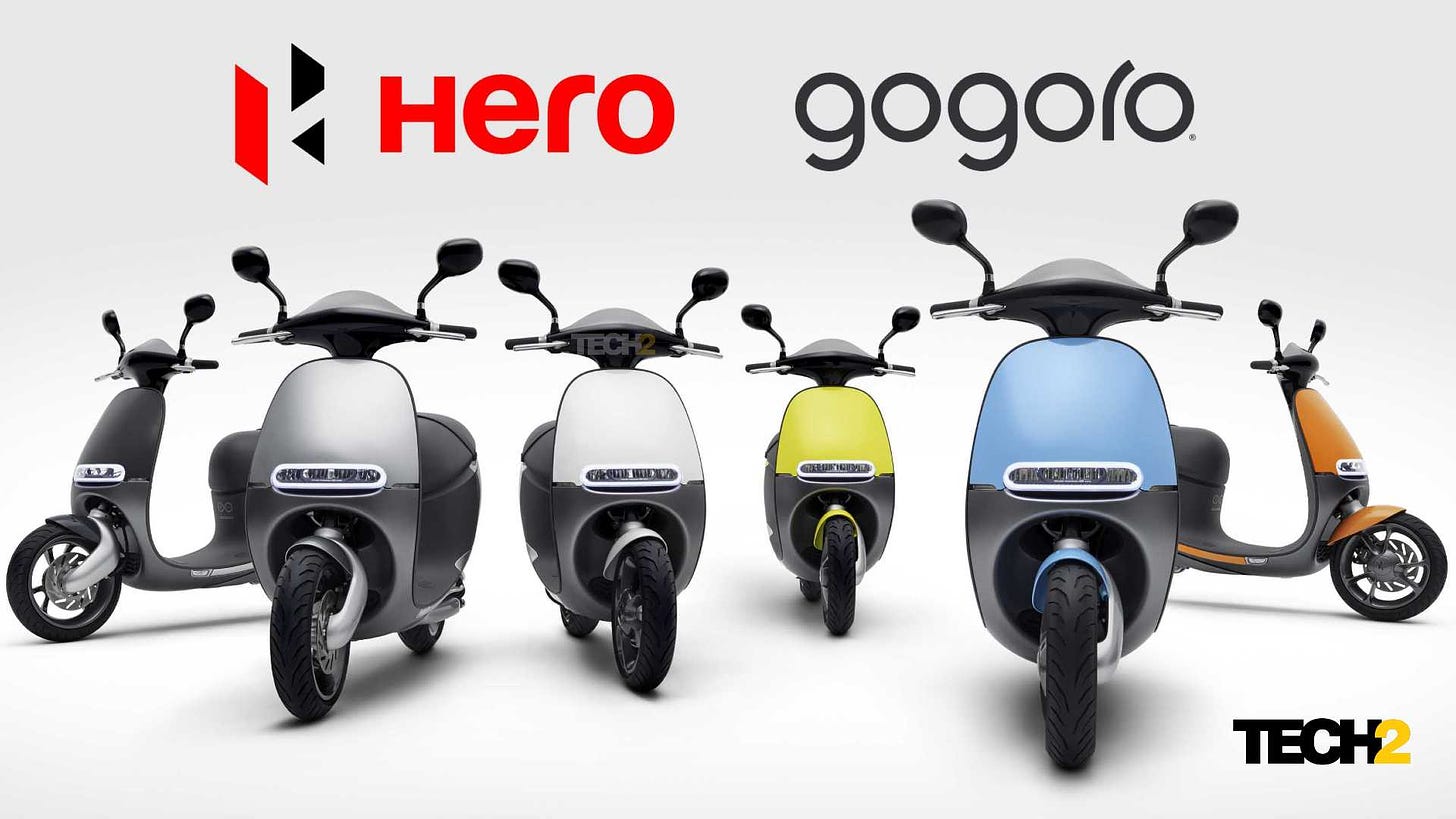 Hero MotoCorp announces tie-up with Gogoro, to build battery swapping  network in India- Technology News, Firstpost