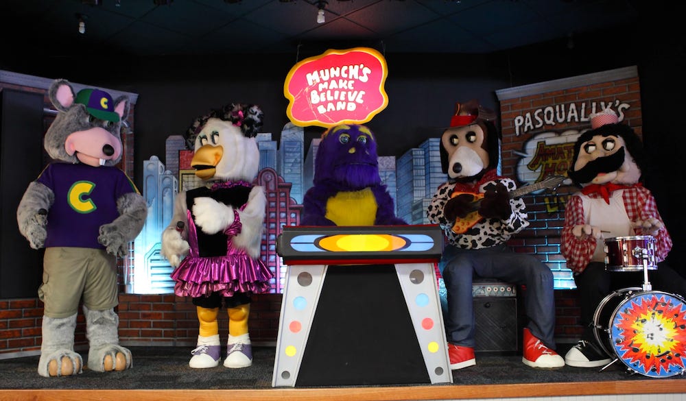 Chuck E. Cheese is getting rid of its animatronic band | Consequence of  Sound