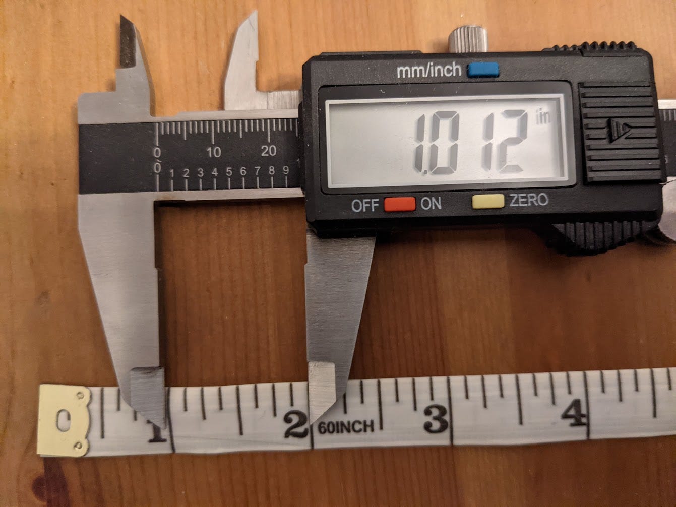 Digital Calpiers vs sewing measuring tape
