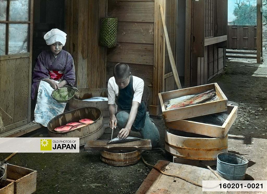 160201-0021 - Japanese Fishmonger, 1910s