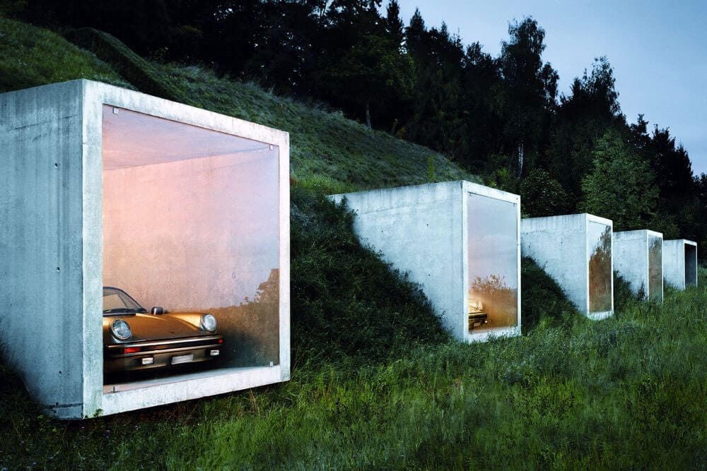 This modern Swiss parking garage is a man's dream - Swiss Architecture