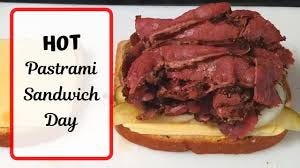 Hot Pastrami Sandwich Recipe - YouTube