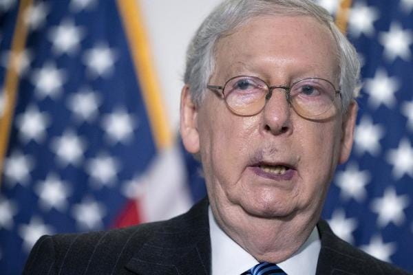 Mitch McConnell's neck