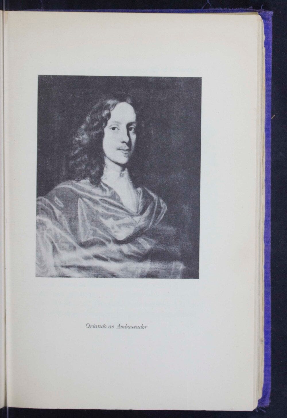 Portrait of Orlando as an Ambassador featured in Woolf's novel. 