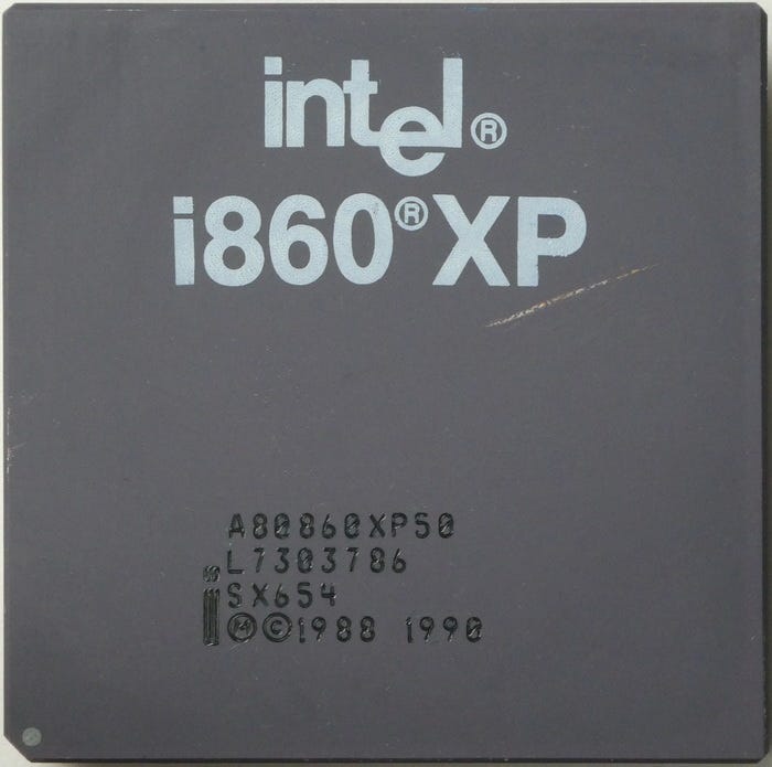 Xhoba's cpu collection - View details on Intel i860XP-50