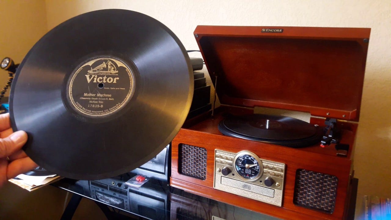 The 78 RPM Record History & Sample! - YouTube