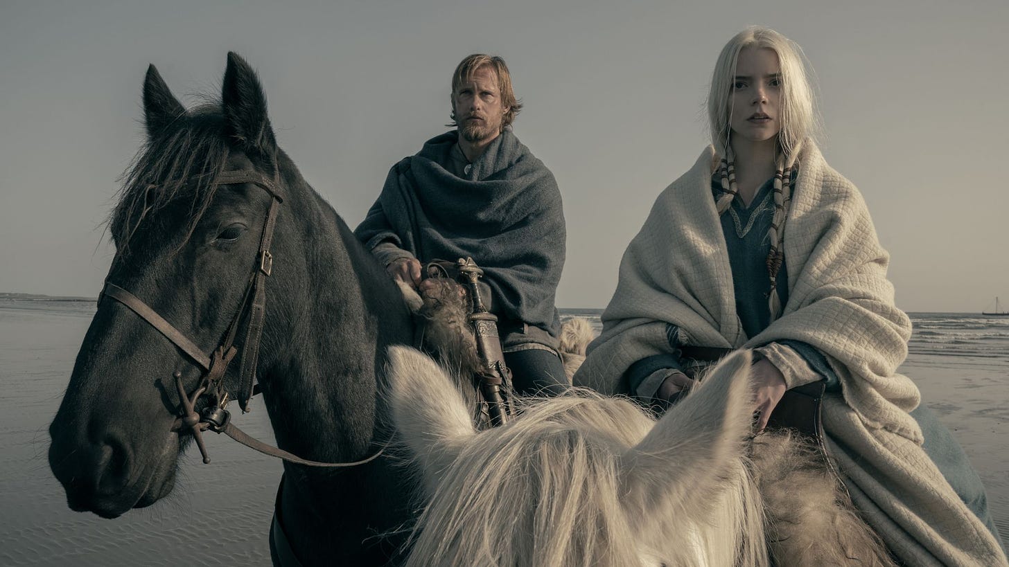 Alexander Skarsgard and Anya Taylor-Joy on new film The Northman: 'We were  out there in the elements' | Ents & Arts News | Sky News