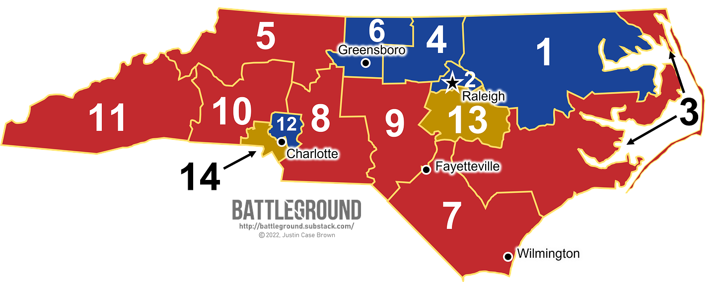 North Carolina New Congressional Districts