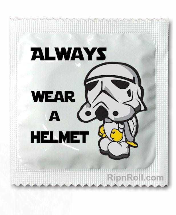 Star Warz Condoms - Wear A Helmet