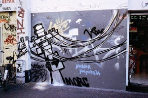 Morcky figurative graffiti in Amsterdam